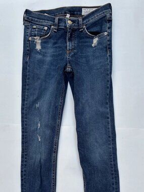 Rag & Bone Skinny Low Rise Jeans La Paz W1502K520LAP - Size 25